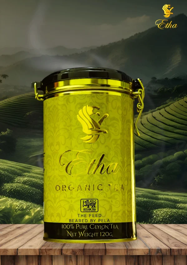 Etha Pure Ceylon Organic Black Tea Tin 120g