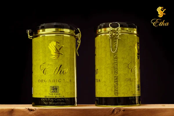 Etha Pure Ceylon Organic Black Tea Tin 120g - Image 2